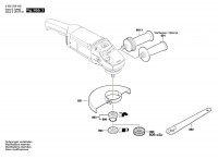 Bosch 3 603 C59 V05 Pws 20-230 J Angle Grinder 230 V / Eu Spare Parts